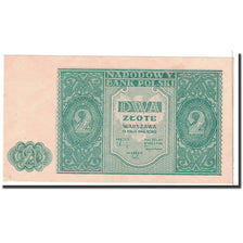 Poland, 2 Zlote, 1946, KM:124, 1946-05-15, UNC(65-70)