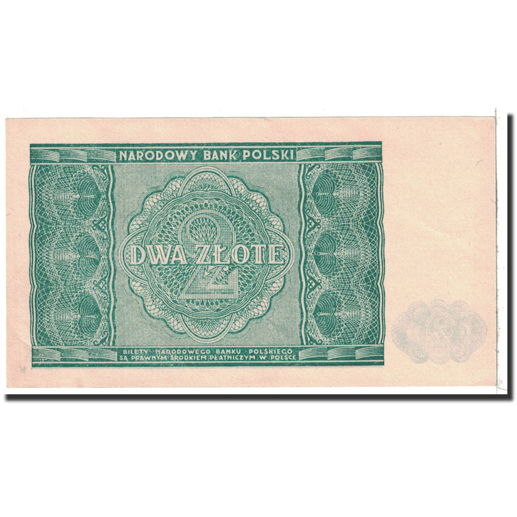 Poland, 2 Zlote, 1946, KM:124, 1946-05-15, UNC(65-70)