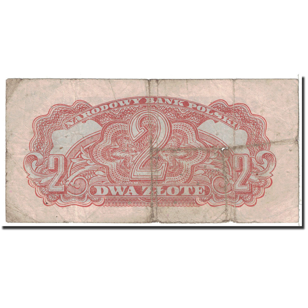 Banknote, Poland, 2 Zlote, 1944, Undated, KM:106, VF(20-25)