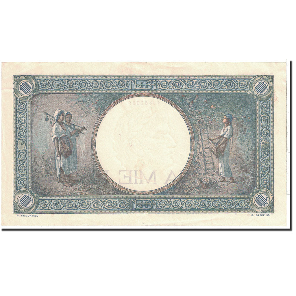 Banknote, Romania, 1000 Lei, 1941, 1941-09-10, KM:52a, UNC(64)