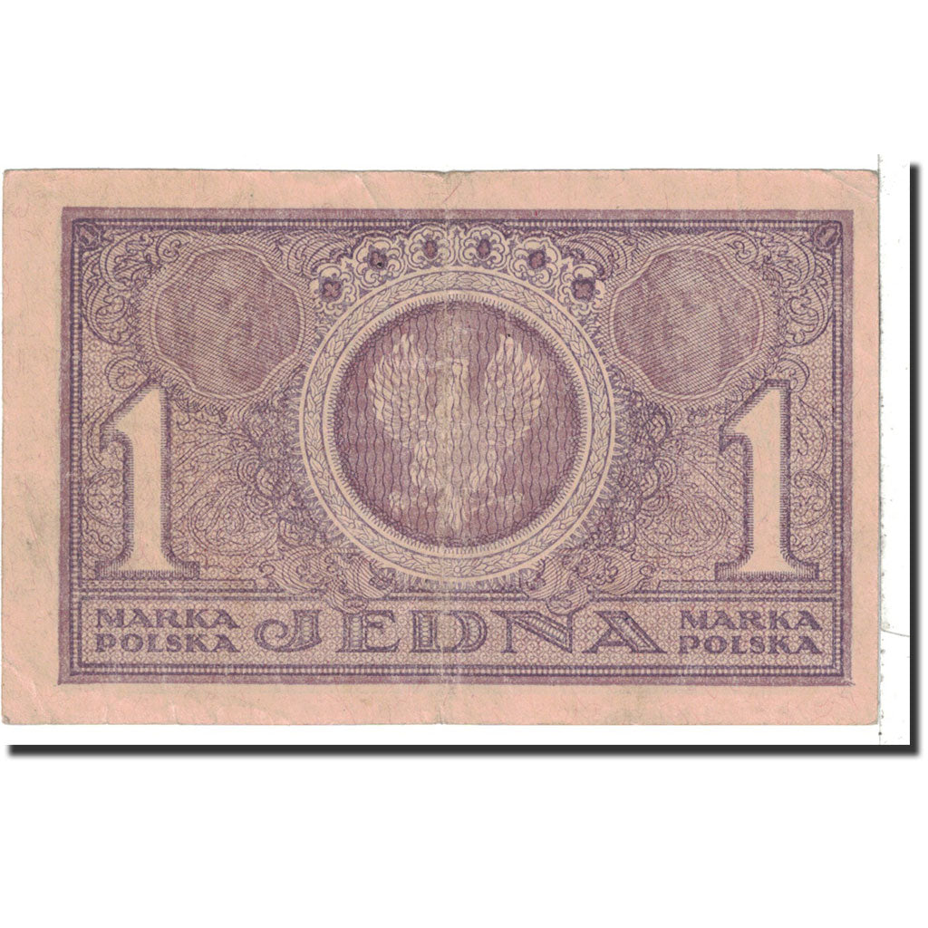 Banknote, Poland, 1 Marka, 1919, 1919-05-17, KM:19, AU(50-53)