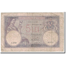 Banknote, Romania, 5 Lei, 1928, 1928-11-22, KM:19a, VG(8-10)