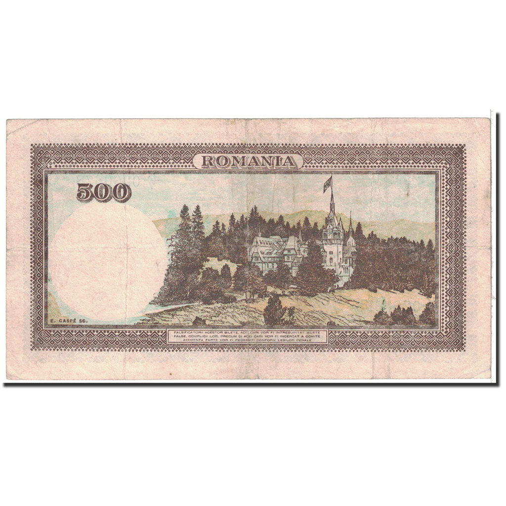 Banknote, Romania, 500 Lei, 1940, 1940-11-01, KM:51a, EF(40-45)