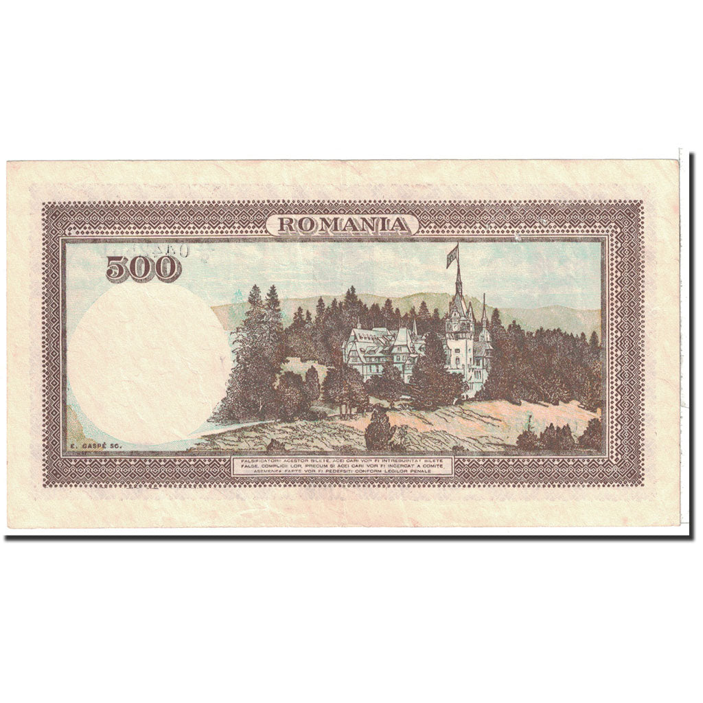 Banknote, Romania, 500 Lei, 1940, 1940-11-01, KM:51a, UNC(63)
