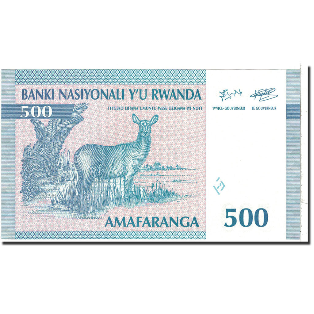 Banknote, Rwanda, 500 Francs, 1994, 1994-12-01, KM:23a, UNC(65-70)