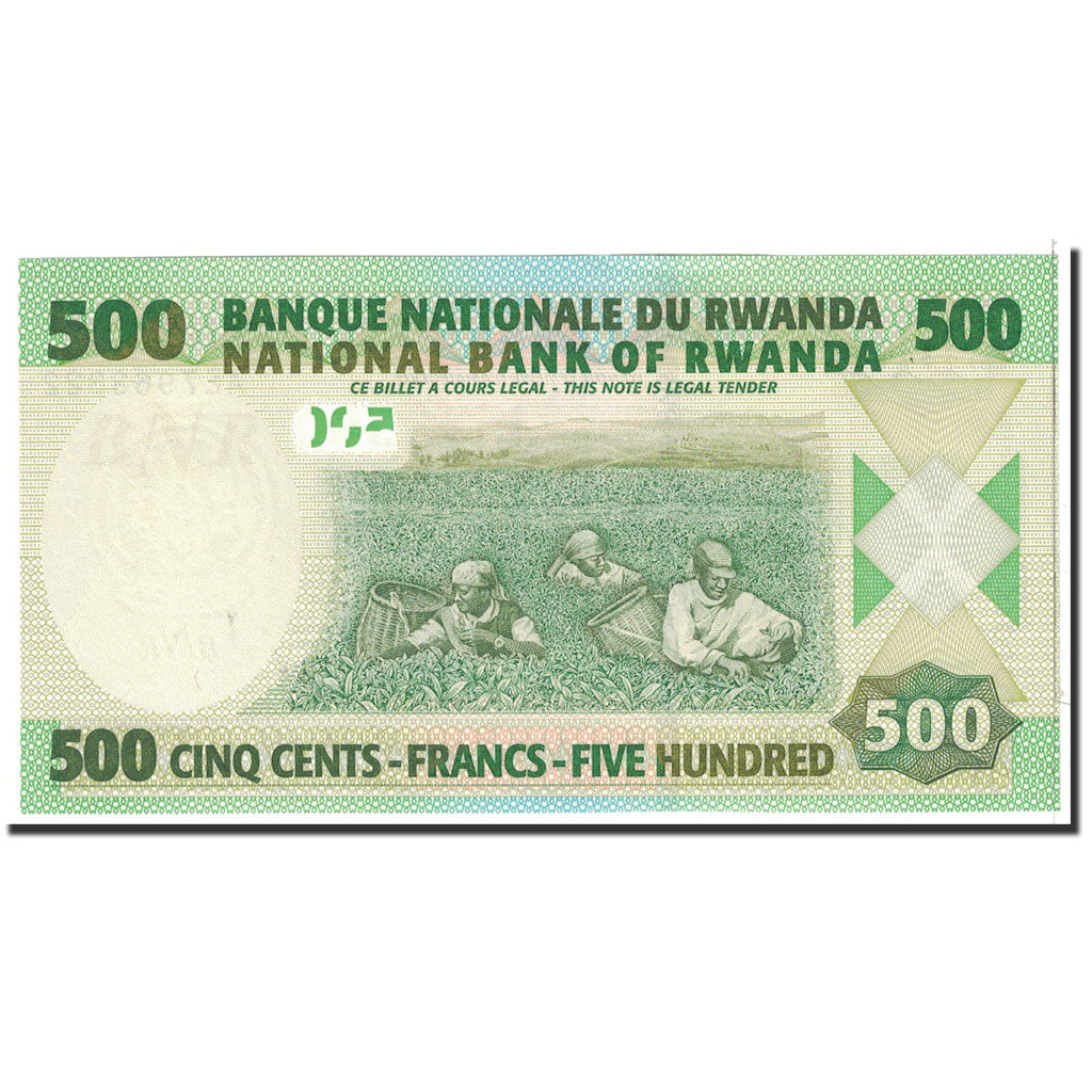 Banknote, Rwanda, 500 Francs, 2008, 2008-02-01, KM:30b, UNC(65-70)