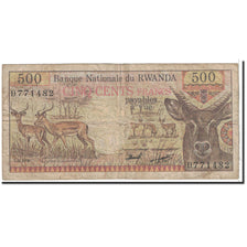 Rwanda, 500 Francs, 1978, 1978-01-01, KM:13a, TB