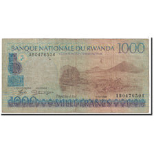 Banknote, Rwanda, 1000 Francs, 1998, 1998-12-01, KM:27A, VF(20-25)