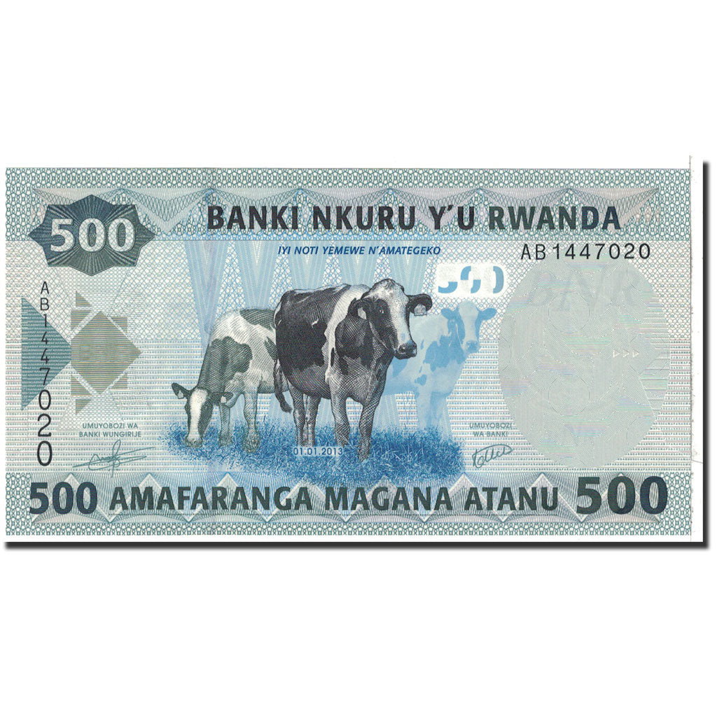 Rwanda, 500 Francs, 2013, 2013-01-01, KM:38, NEUF