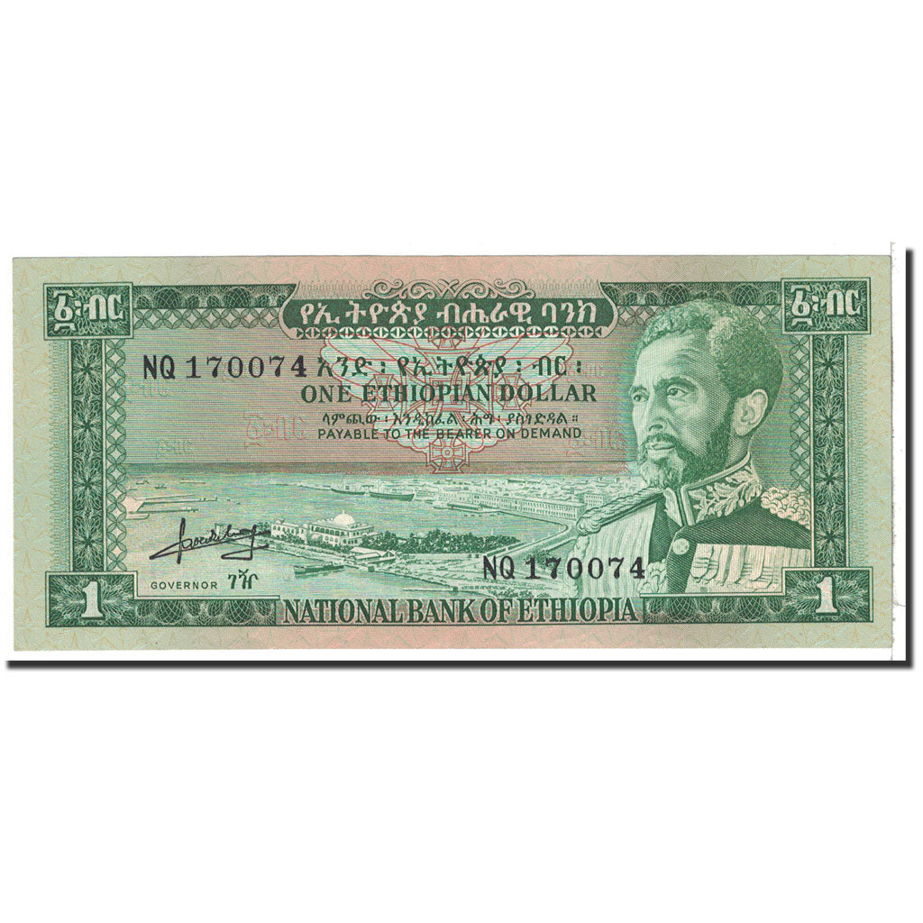 Ethiopia, 1 Dollar, 1966, KM:25a, UNC(65-70)