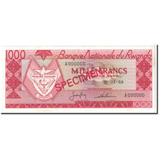Billet, Rwanda, 1000 Francs, 1969, 1969-03-15, KM:10s1, NEUF
