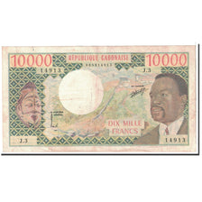 Gabon, 10,000 Francs, 1974, KM:5a, EF(40-45)