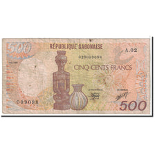 Gabon, 500 Francs, 1985, KM:8, 1985-01-01, VG(8-10)