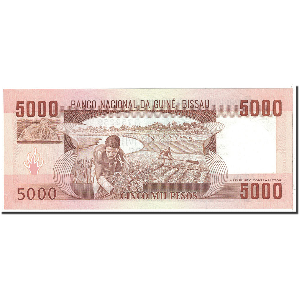 Banknote, Guinea-Bissau, 5000 Pesos, 1984, 1984-09-12, KM:14A, UNC(65-70)