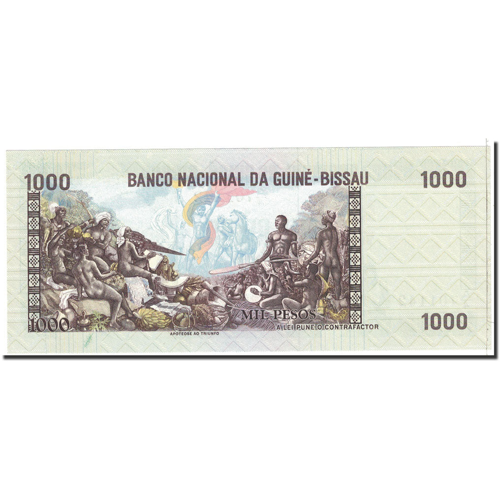 Banknote, Guinea-Bissau, 1000 Pesos, 1978, 1978-09-24, KM:8b, UNC(65-70)