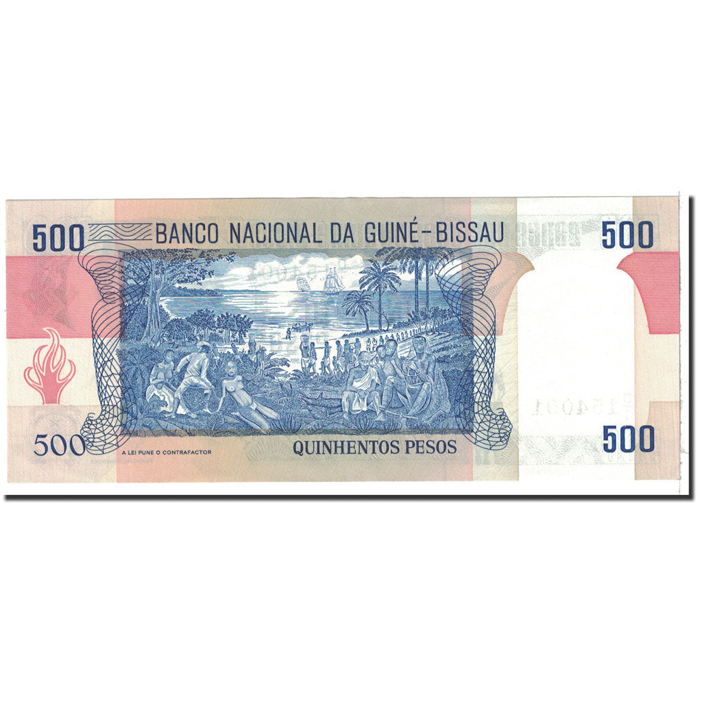 Banknote, Guinea-Bissau, 500 Pesos, 1983, 1983-02-28, KM:7a, UNC(65-70)