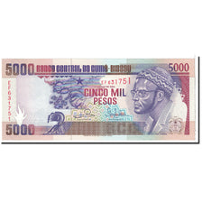 Geldschein, Guinea-Bissau, 5000 Pesos, 1993, 1993-03-01, KM:14b, UNZ