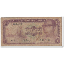 Billete, 1 Dalasi, 1971, Gambia, KM:4e, Undated, BC
