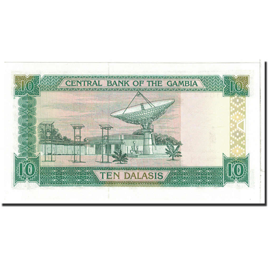 Banknote, The Gambia, 10 Dalasis, 1991, Undated, KM:13a, UNC(65-70)