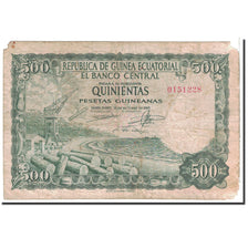 Equatorial Guinea, 500 Pesetas Guineanas, 1969, KM:2, 1969-10-12, VG(8-10)
