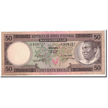 Billet, Equatorial Guinea, 50 Ekuele, 1975, 1975-07-07, KM:10, TTB+