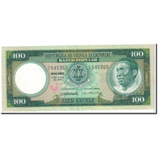 Biljet, Equatoriaal Guinea, 100 Ekuele, 1975, 1975-07-07, KM:6, SPL