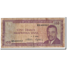 Banknote, Burundi, 100 Francs, 1981, 1981-01-01, KM:29b, VF(20-25)