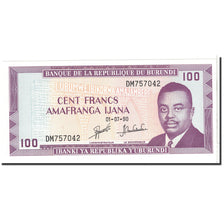 Burundi, 100 Francs, 1990, KM:29c, 1990-07-01, NEUF