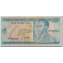 Banknote, Congo Democratic Republic, 10 Makuta, 1968, 1968-09-01, KM:9a