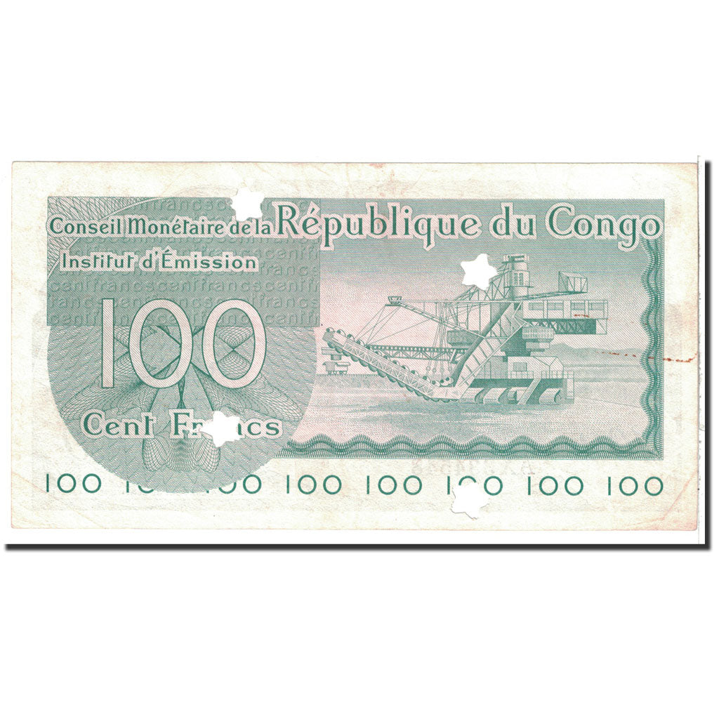 Congo Democratic Republic, 100 Francs, 1963, KM:1a, 1963-06-27, UNC(63)