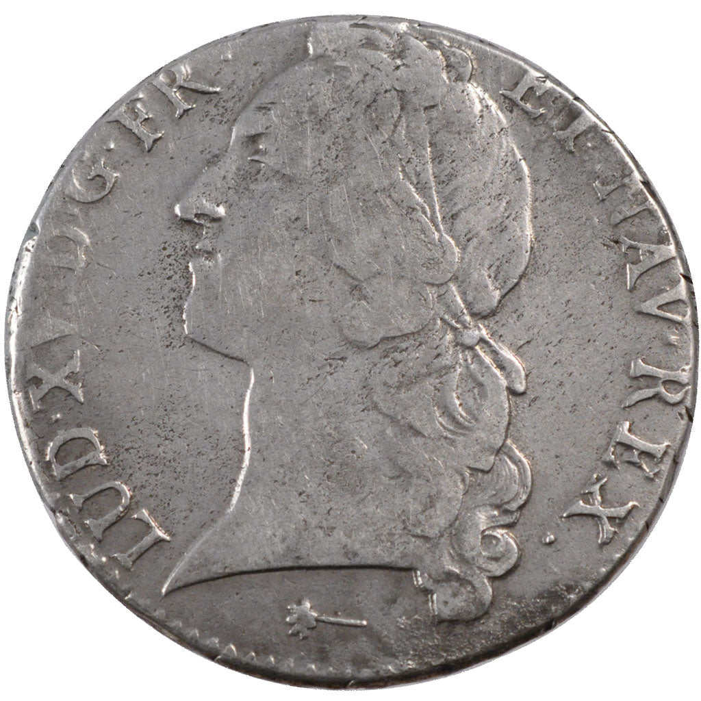 FRANCE, Écu au bandeau, ECU, 1760, Amiens, KM #512.23, VF(30-35), Silver, ...