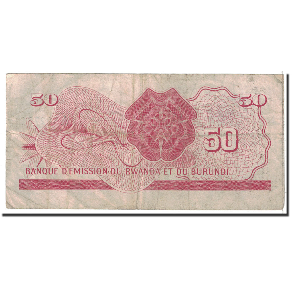 Burundi, 50 Francs, 1960, KM:4, 1960-09-15, EF(40-45)