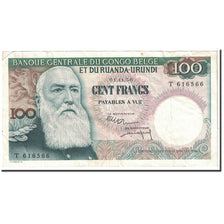 Belgian Congo, 100 Francs, 1956, KM:33b, 1956-11-01, EF(40-45)