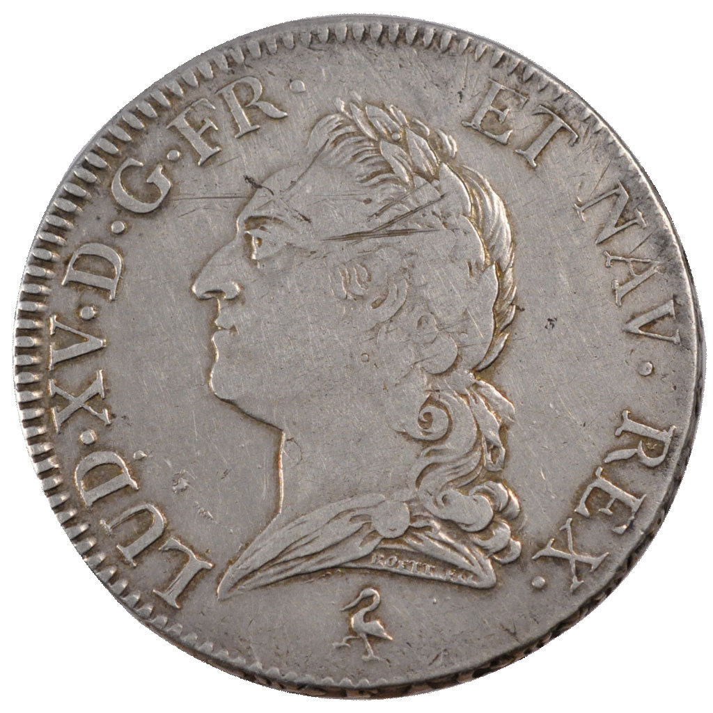 FRANCE, Écu à la vieille tête, Ecu, 1773, Paris, VF(30-35), Silver, Gadoury #323