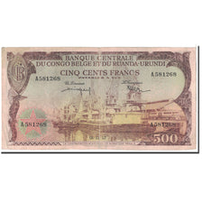 Belgian Congo, 500 Francs, 1957, KM:34, 1957-11-01, VF(30-35)