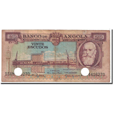 Geldschein, Angola, 20 Escudos, 1956, 1956-08-15, KM:87, S+