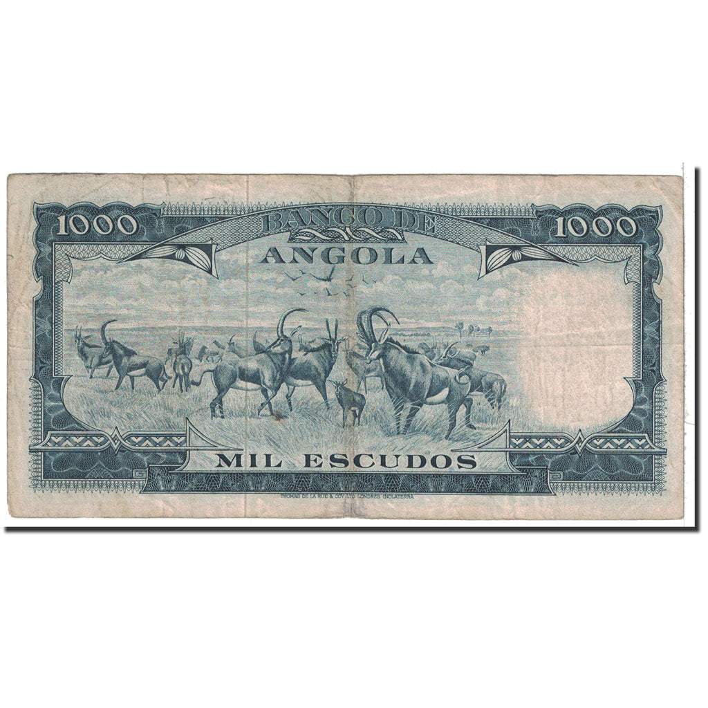 Banknote, Angola, 1000 Escudos, 1970, 1970-06-10, KM:98, EF(40-45)
