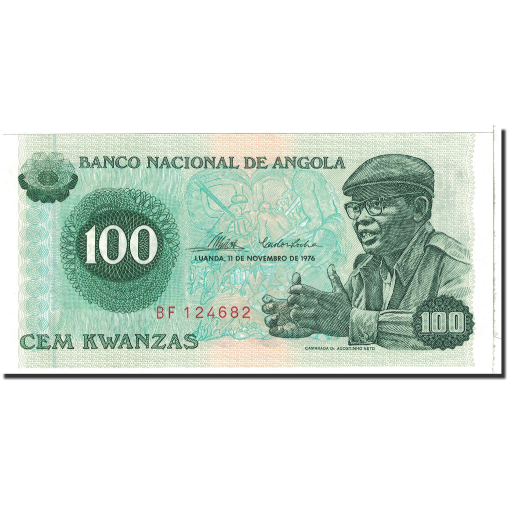Banknote, Angola, 100 Kwanzas, 1976, 1976-11-11, KM:111a, UNC(65-70)