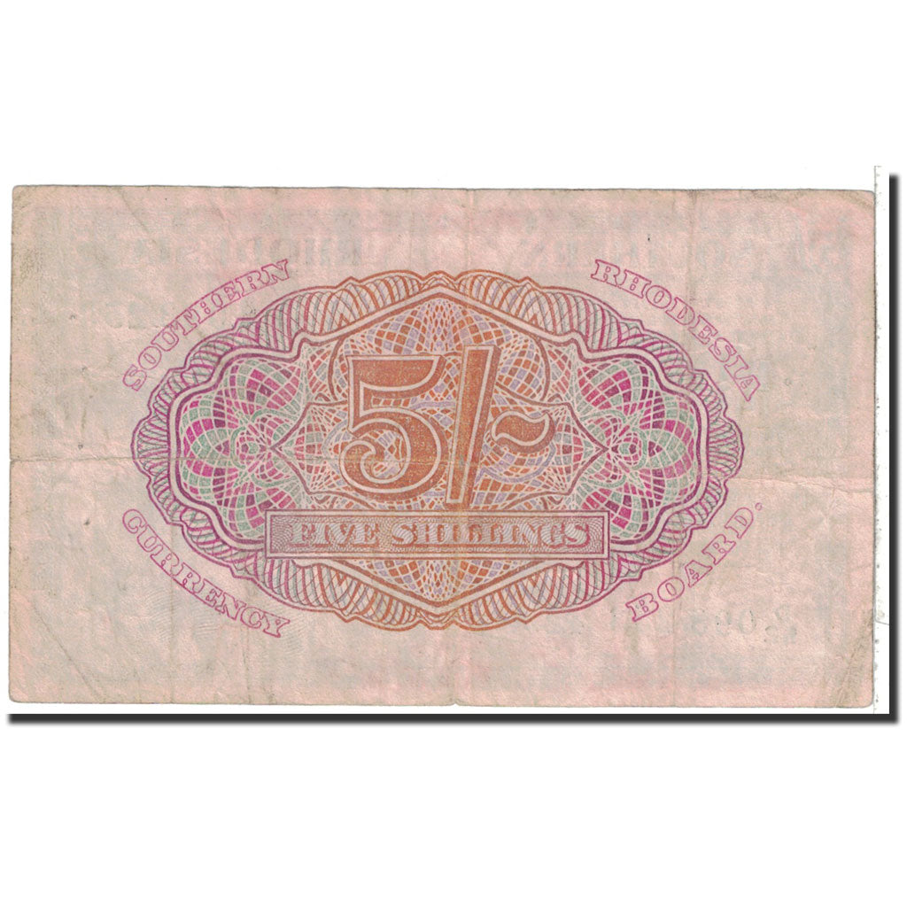 Rhodesia del Sud, 5 Shillings, 1948, 1948-01-01, KM:8b, MB+