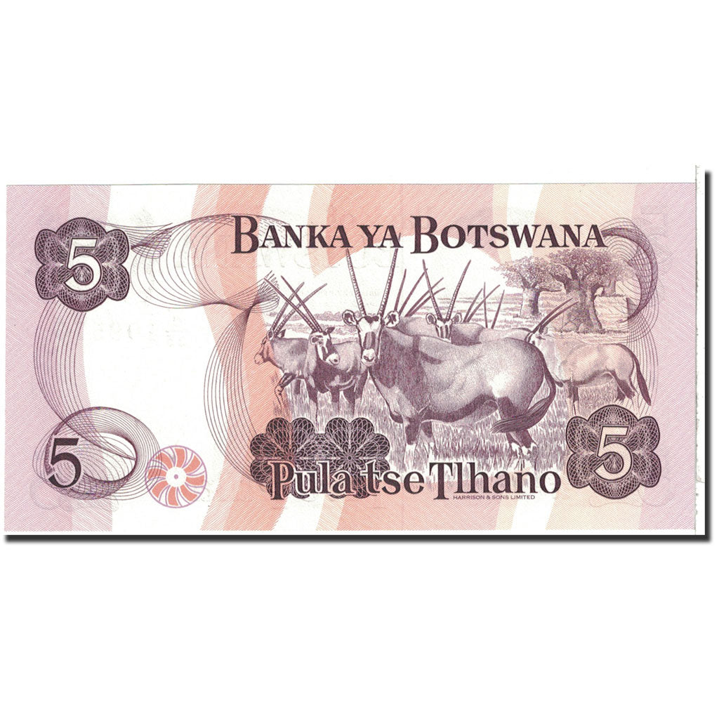 Botswana, 5 Pula, 1992, KM:11a, NEUF