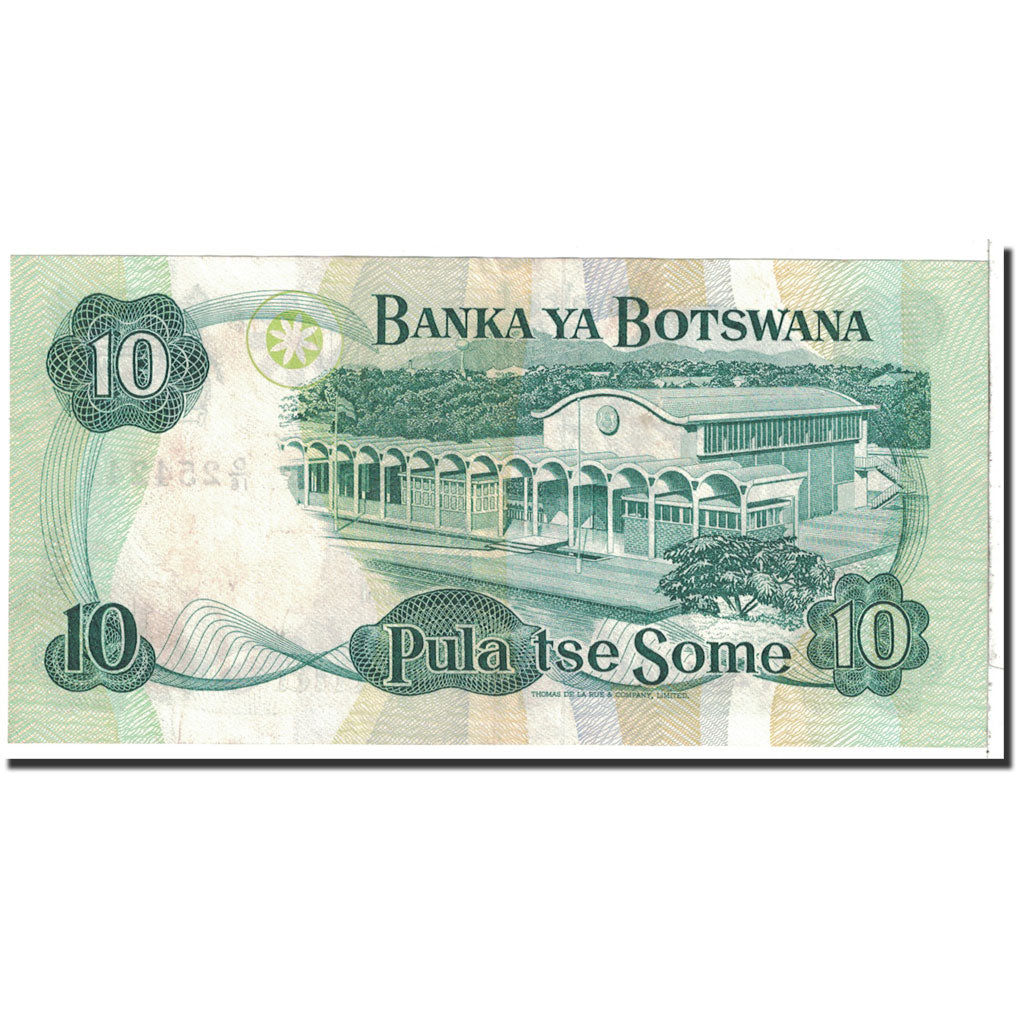 Billet, Botswana, 10 Pula, 1982, Undated, KM:9b, SPL+