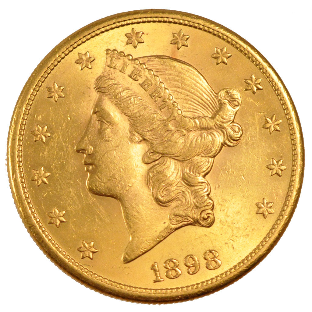 United States, Liberty Head, 20 Dollars, 1898, San Francisco, KM #74.3,...