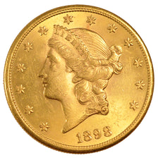 United States, Liberty Head, 20 Dollars, 1898, San Francisco, KM #74.3,...
