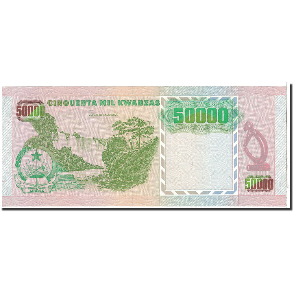 Banknote, Angola, 50,000 Kwanzas, 1991, 1991-02-04, KM:132, UNC(65-70)