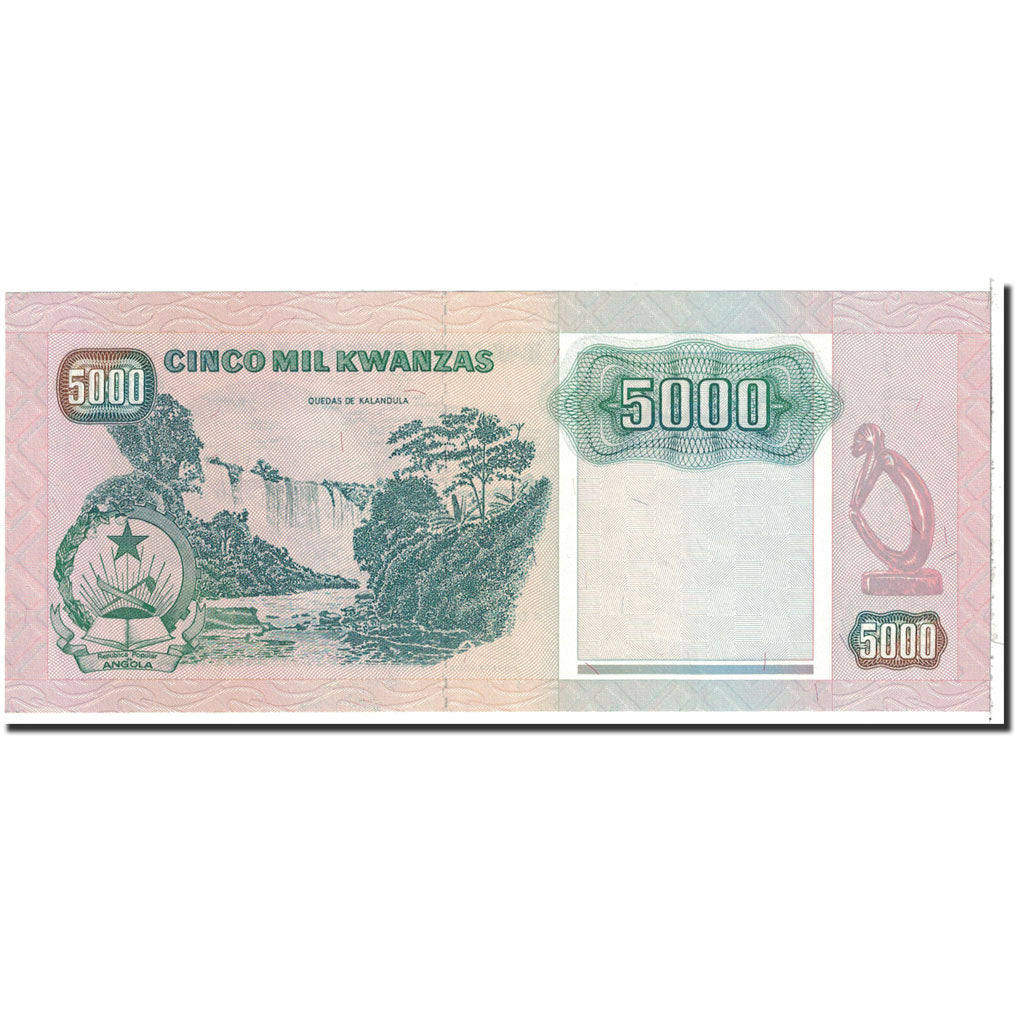 Banknote, Angola, 5000 Kwanzas, 1991, 1991-02-04, KM:130c, UNC(65-70)