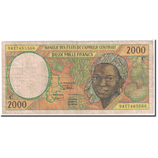 États de l'Afrique centrale, 2000 Francs, 1994, KM:103Cb, TB