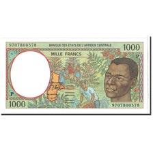 Banconote, Stati dell’Africa centrale, 1000 Francs, 1997, KM:602Pd, Undated
