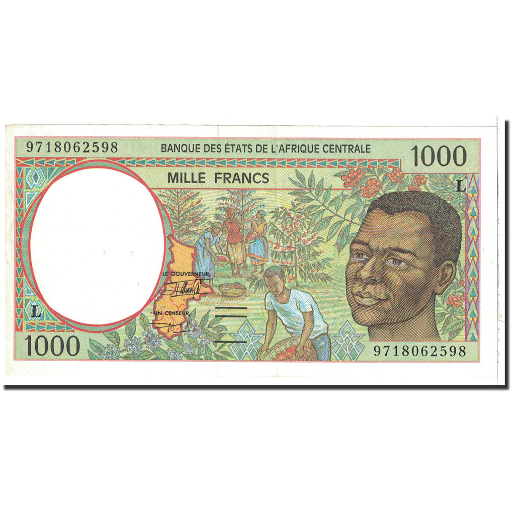 Banknote, Central African States, 1000 Francs, 1997, Undated, KM:402Ld, UNC(64)