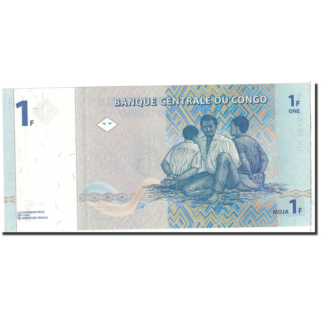 Congo Democratic Republic, 1 Franc, 1997, KM:85a, 1997-11-01, UNC(65-70)