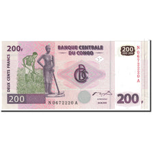 Banknote, Congo Democratic Republic, 200 Francs, 2000, 2000-06-30, KM:95a1